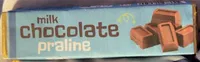 Barre chocolat au lait & praline