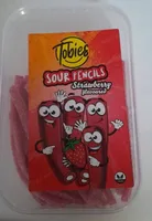Sour Pencils strawberry flavoured