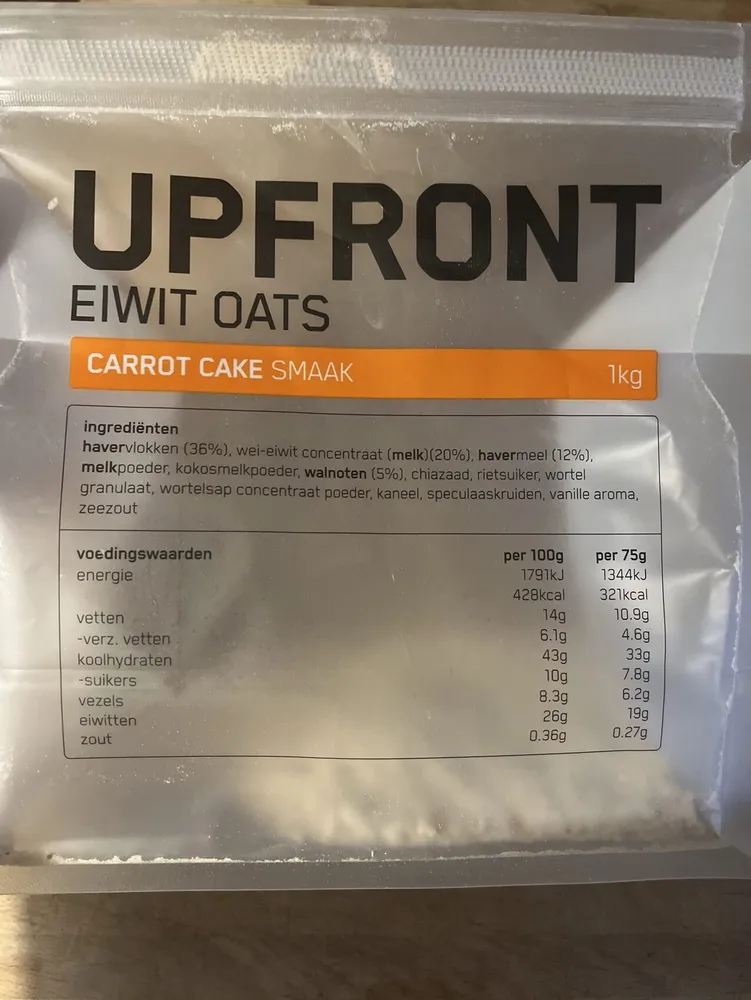 Eiwit Oats Carrot Cake
