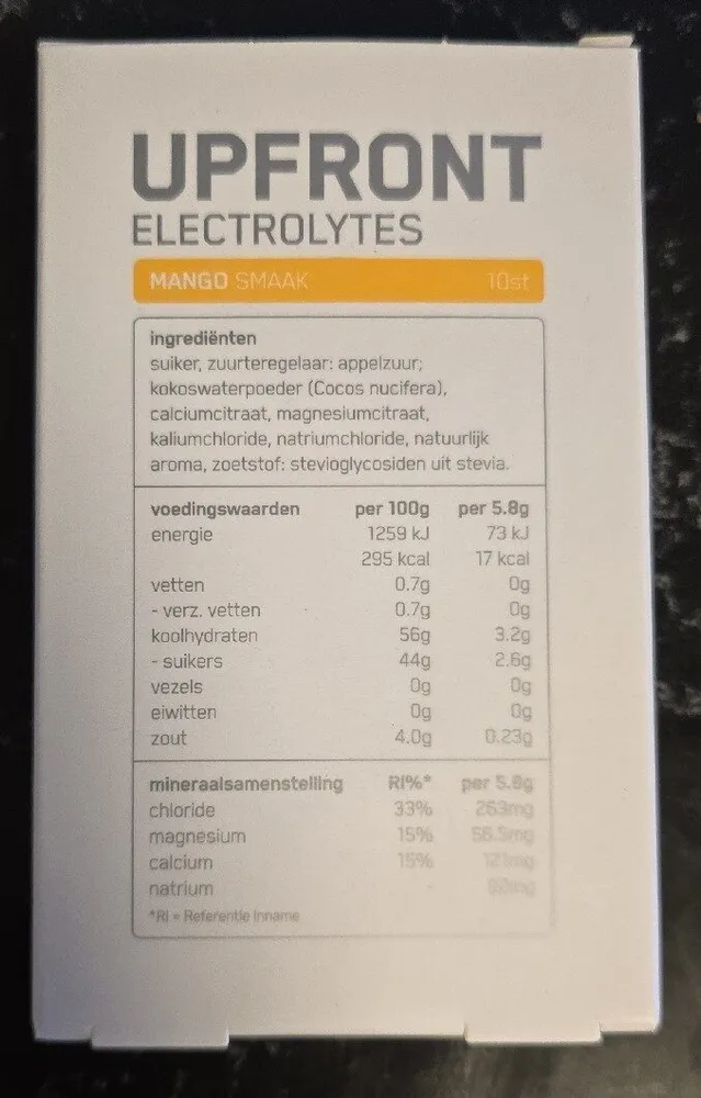 Mango smaak electrolytes