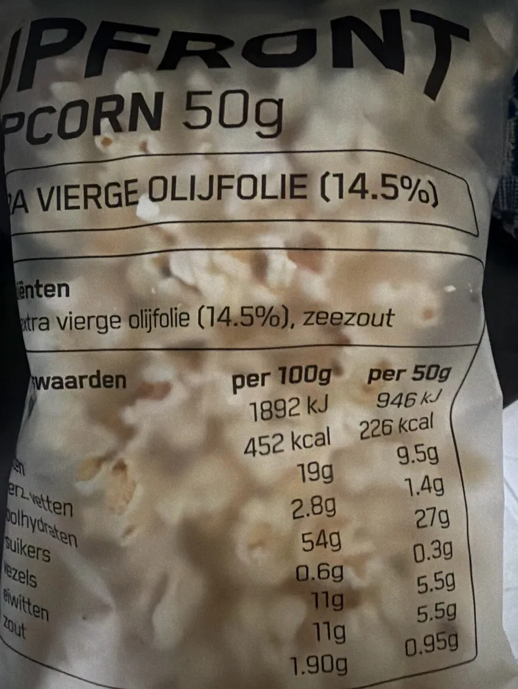 Popcorn 50g