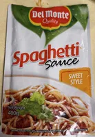 Del Monte Spaghetti Sauce - Sweet Style
