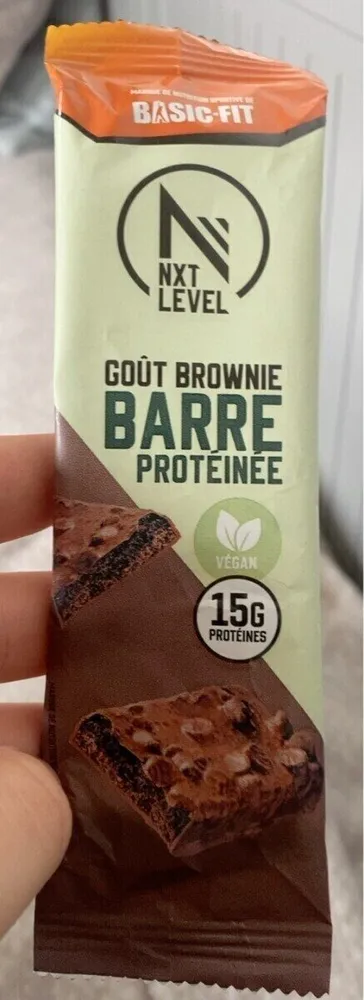Barre protéinée goût brownie