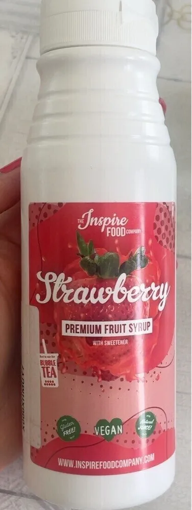 Strawberry premium fruit syrop