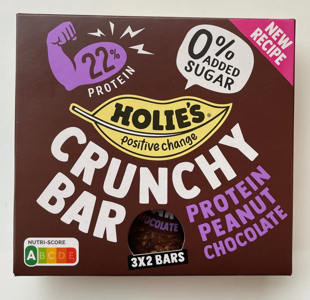 Crunchy bar protein peanut chocolate