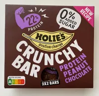 Crunchy bar protein peanut chocolate