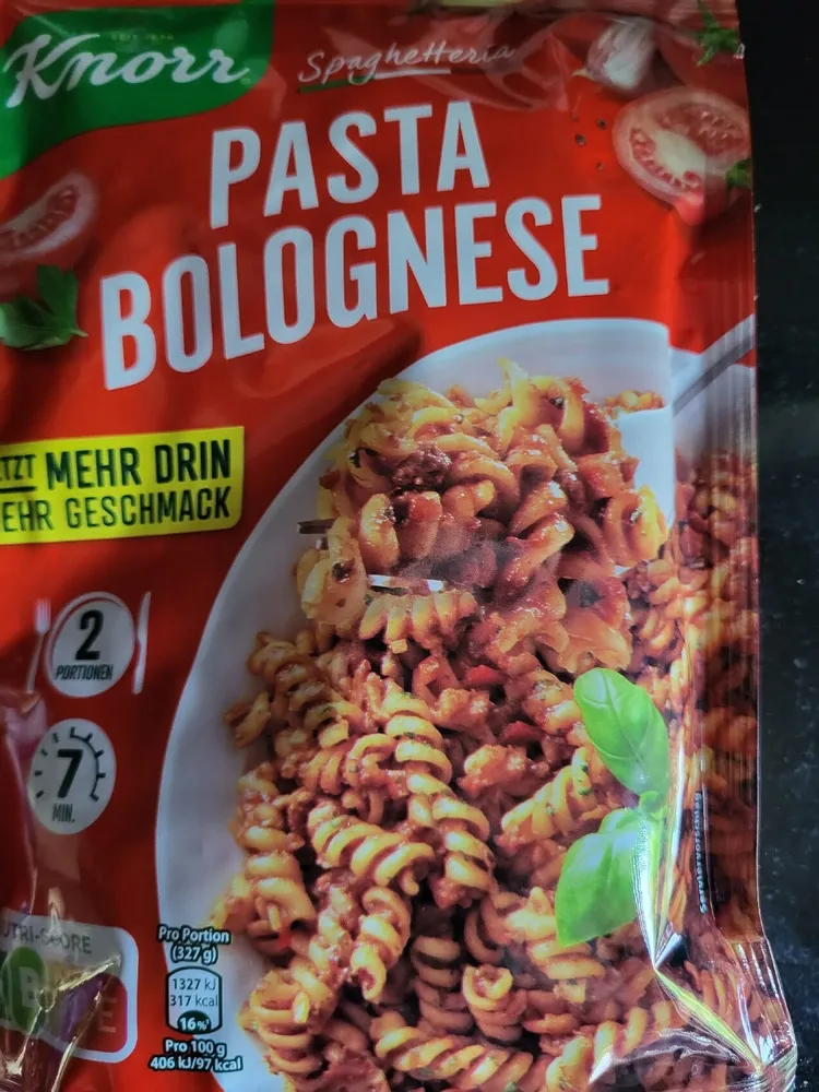 Pasta Bolognese By Knorr