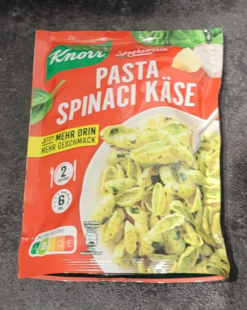 Pasta Spinaci Käse