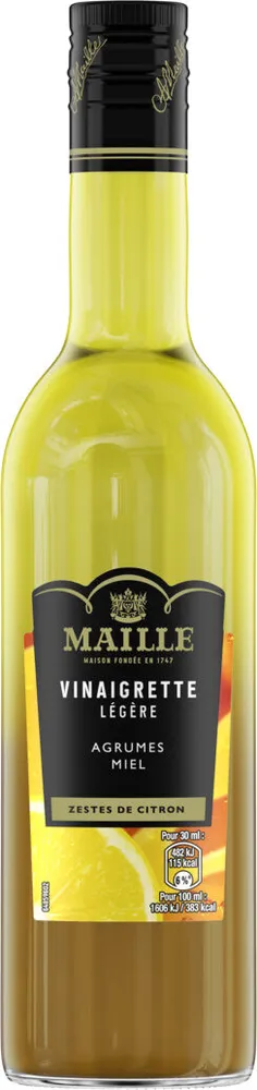 Vinaigrette légère agrumes miel