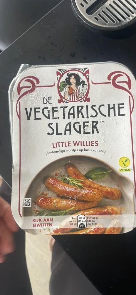 DE VEGETARISCHE SLAGER™ LITTLE WILLIES plantaardig