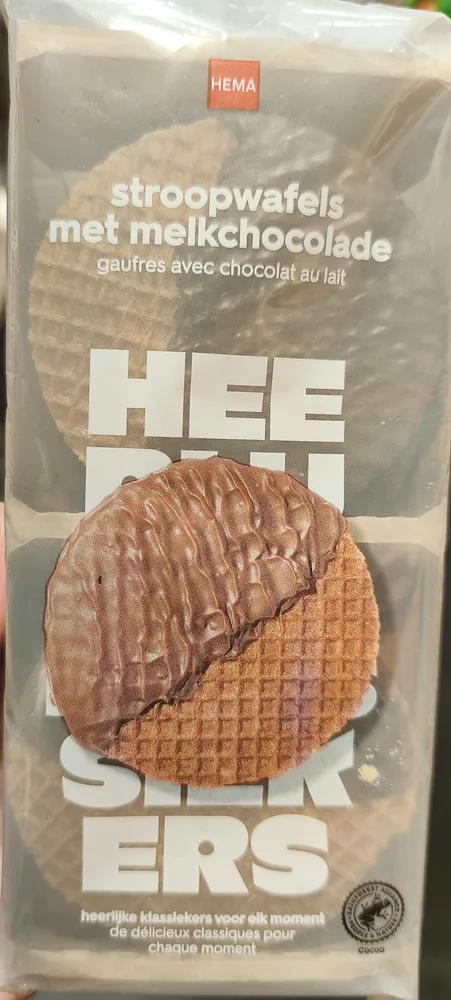 Stroopwafels Met Melkchocolade