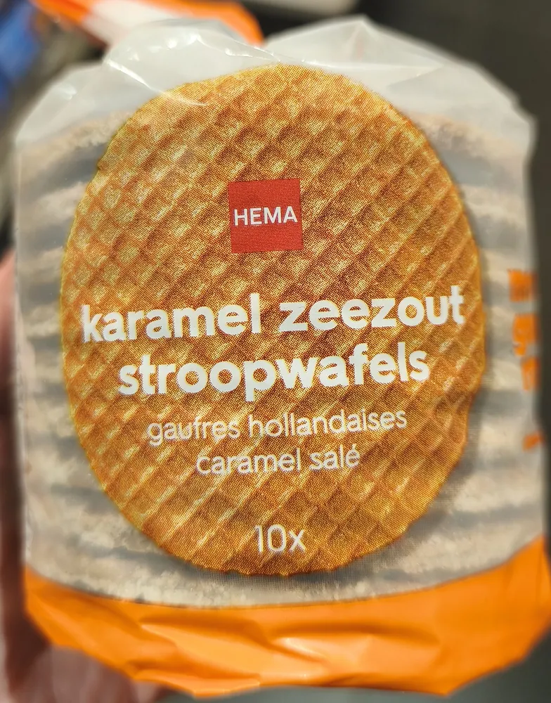 Gaufres hollandaises caramel salé