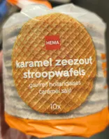 Gaufres hollandaises caramel salé