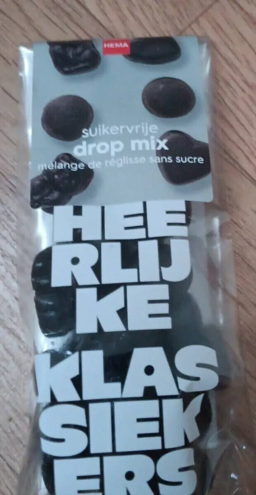 Suikervrije drop mix