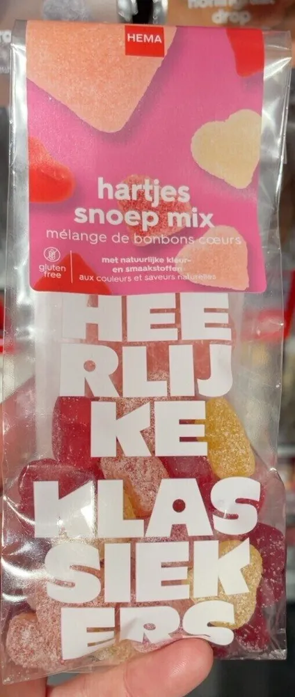 Melange de bonbons coeur