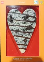 Coeur chocolat blanc - cookies
