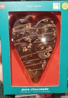 Coeur chocolat noir - raisin noix de pécan