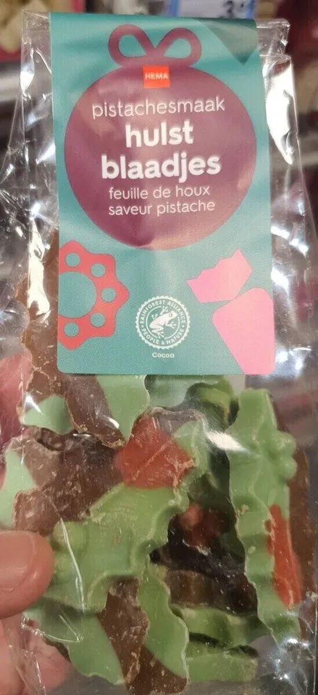 Feuille de houx saveur pistache