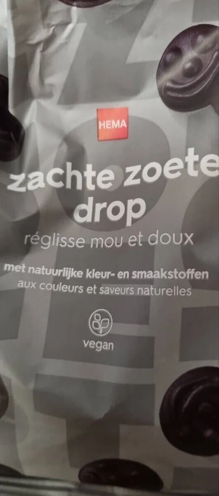 Zachte zoete drop