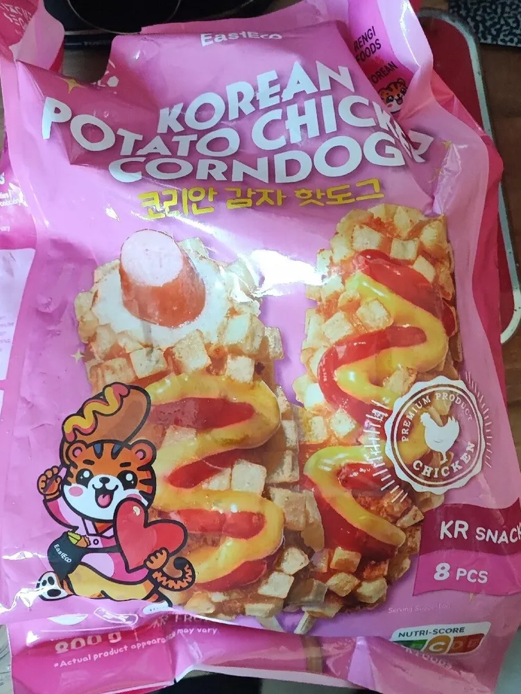 Korean Potato Chicken Corndog
