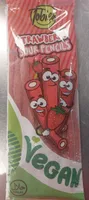 Strawberry sour pencils vegan