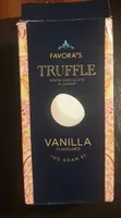 Truffle white chocolate flavour vanilla