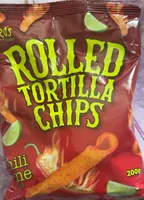 Rolled tortilla chips
