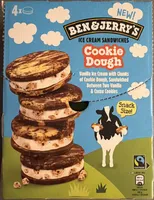 Cookie Dough Ice Cream Sandwiches