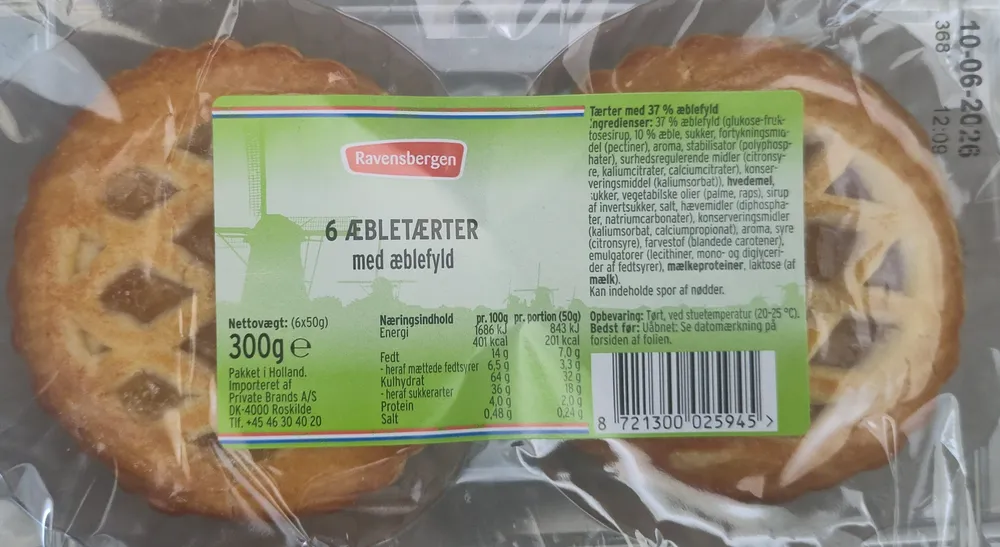 Æbletærter med æblefyld