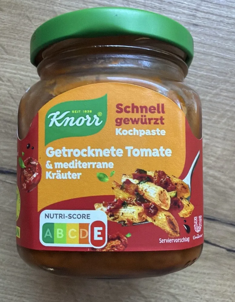Kochpaste Getrocknete Tomate