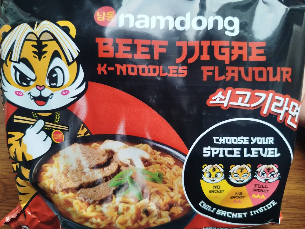 Beef Jjigae k-noodles