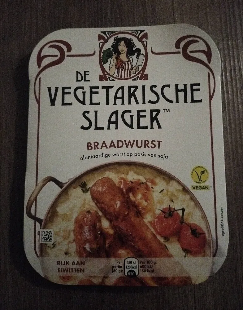 Vegetarische Slager Braadwurst
