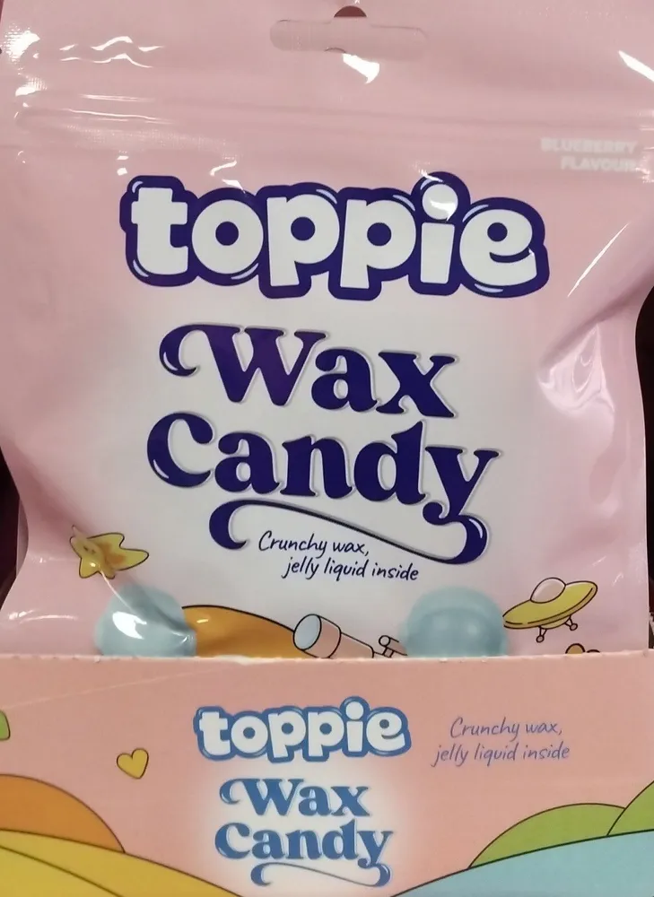 toppie wax candy bubblegum