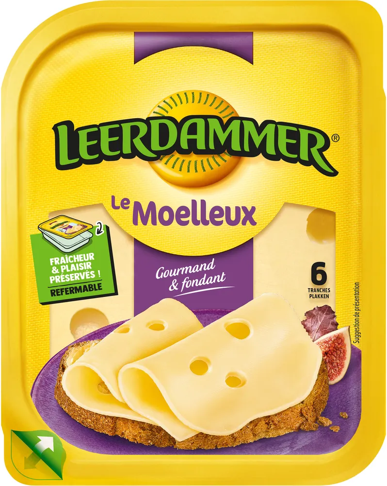 Leerdammer le moelleux 6 tranches 150g