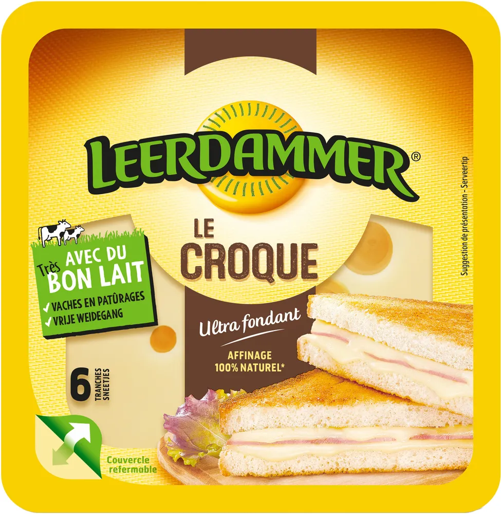Leerdammer special croque monsieur 6 tranches 150g