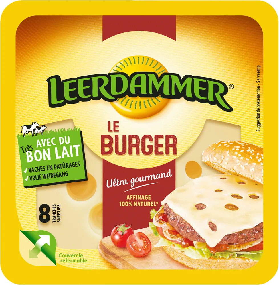 Leerdammer le burger/ ultra gourmand