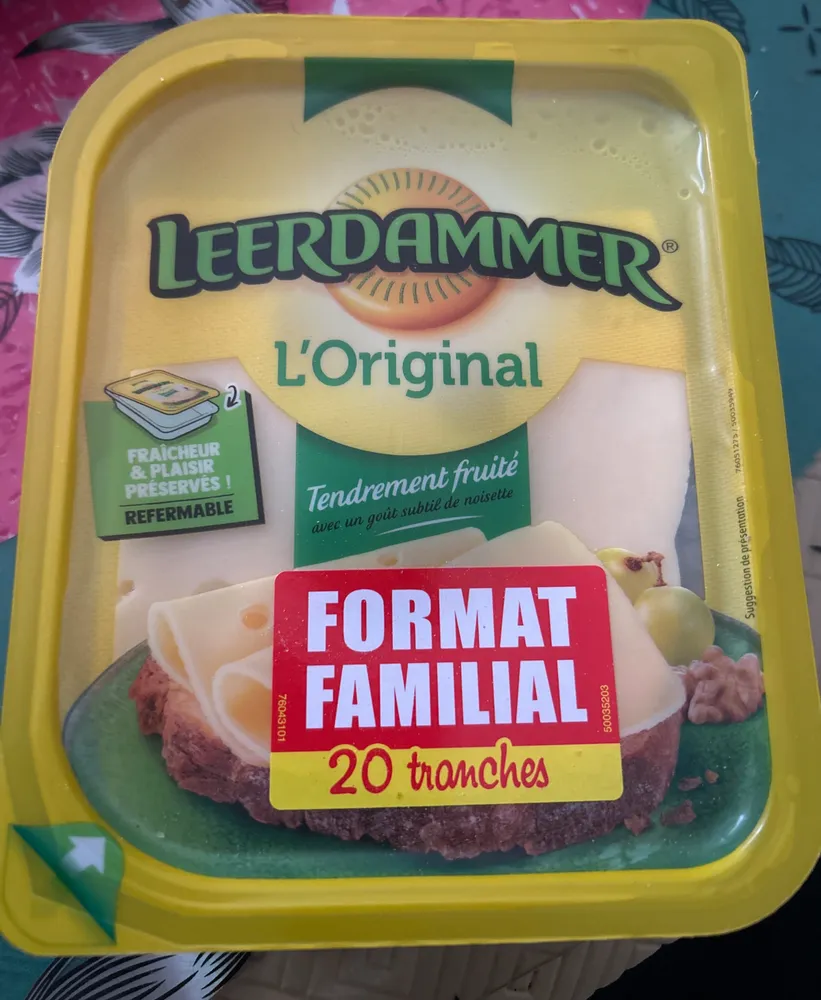 Leerdammer original 20 tranches 450g