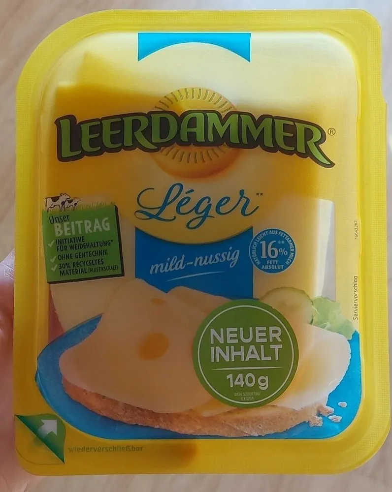 Leerdammer Léger - mild-nussig