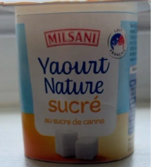 Yahourt nature sucre
