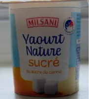 Yahourt nature sucre