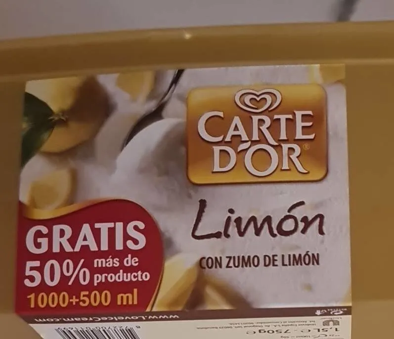 Sorbete de limón