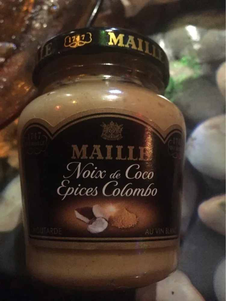 Moutarde noix de coco epices