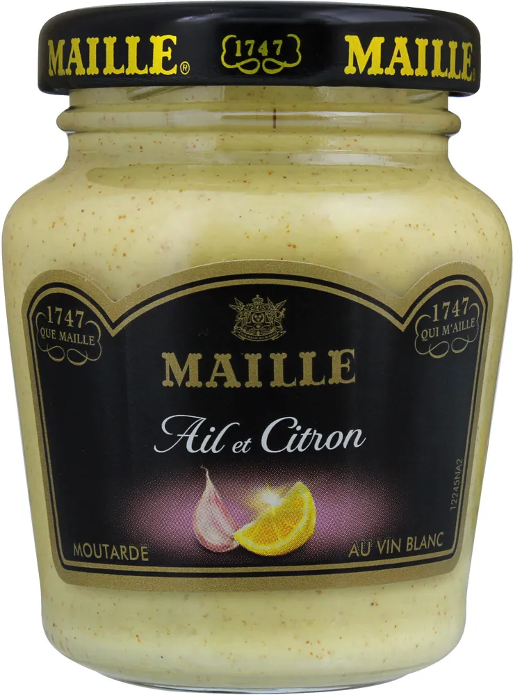 Maille Moutarde Ail et Citron 108g