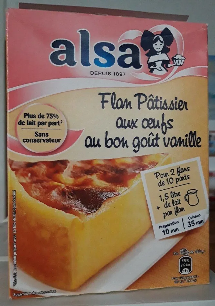 Flan patissier aux oeufs