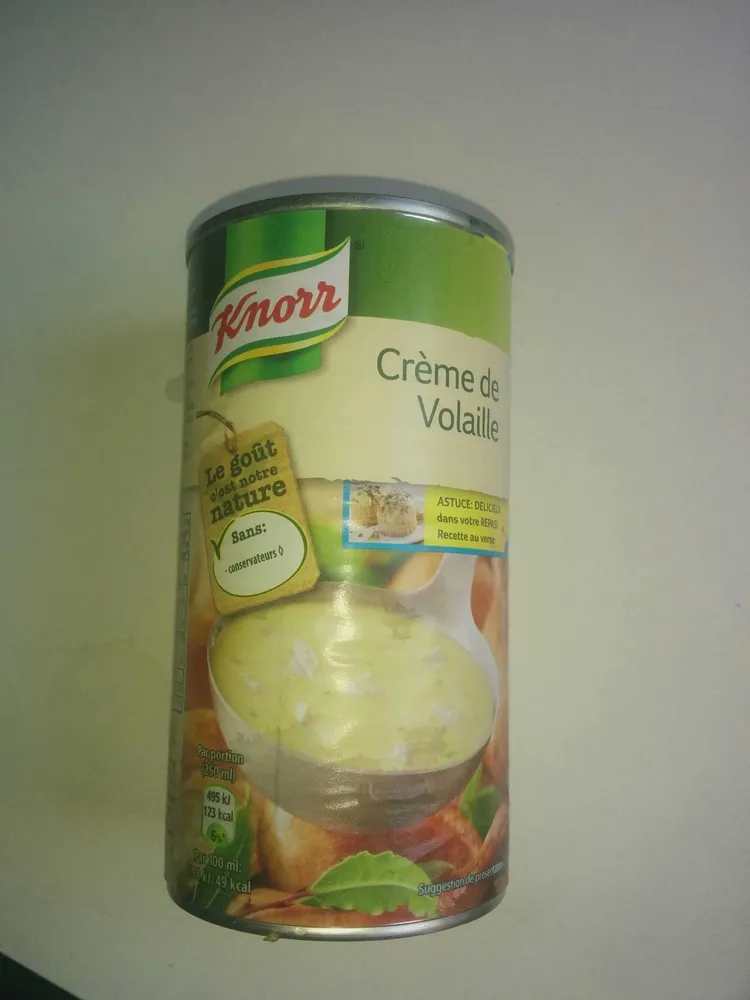 Crème de volaille