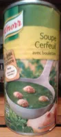 Soupe Cerfeuil avec Boulettes