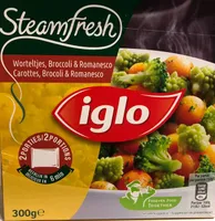 Stoomgroenten MIX 300gr Carottes Brocoli Et Romanesco