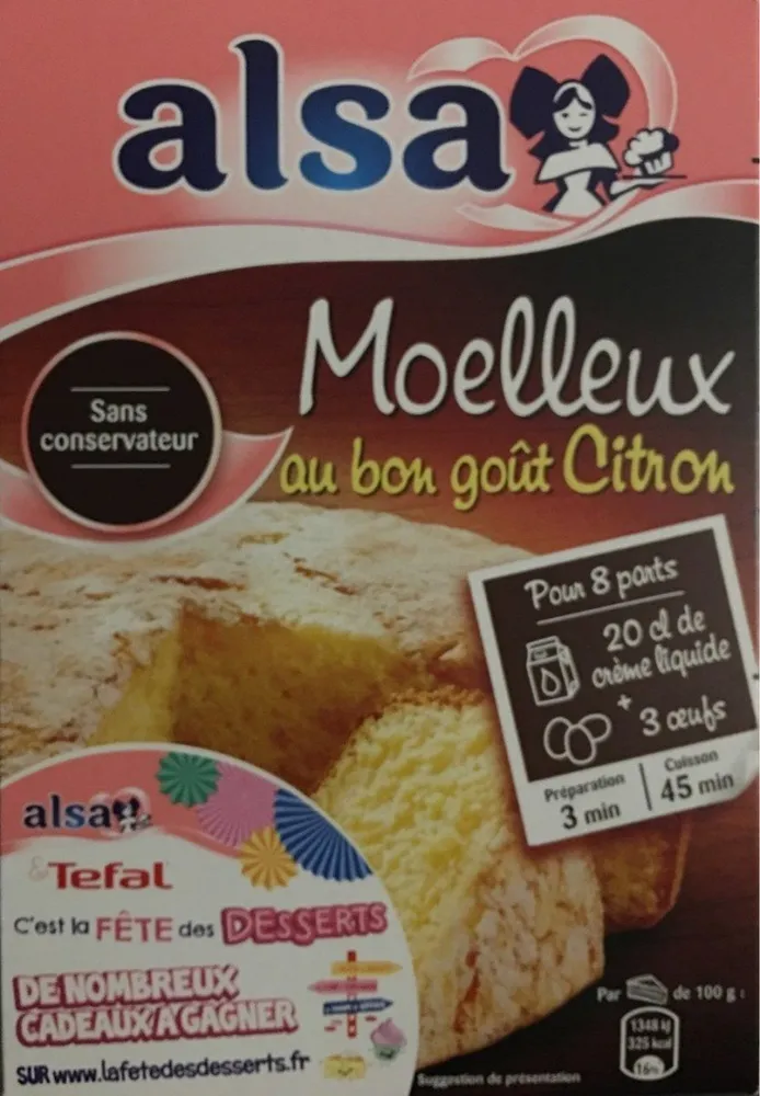 Moelleux au bon goût Citron