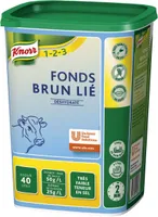 Knorr Fonds Brun Lié Faible Teneur en Sel déshydraté Boîte 1kg jusqu'à 40L