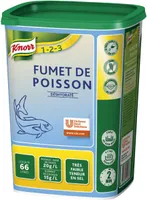 Knorr 123 Fumet de Poisson Faible Teneur en Sel 1kg jusqu'à 66L